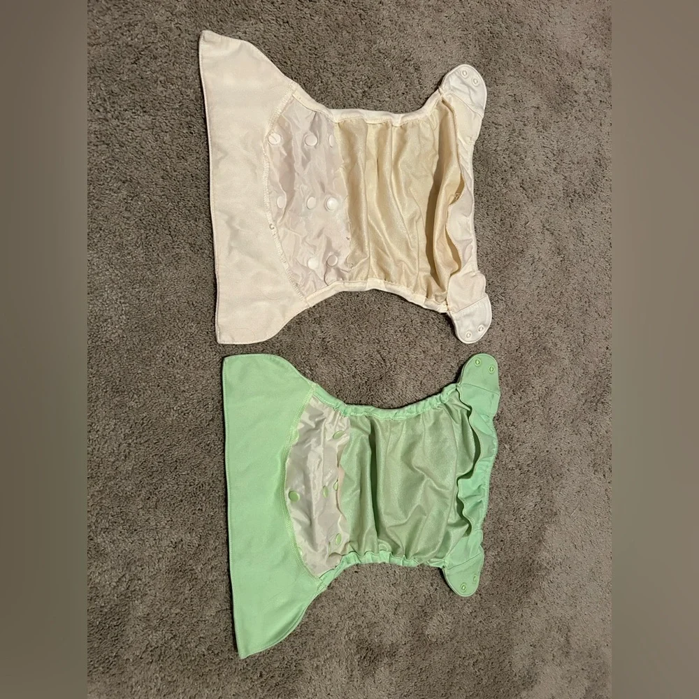 Two Flip Diaper Covers